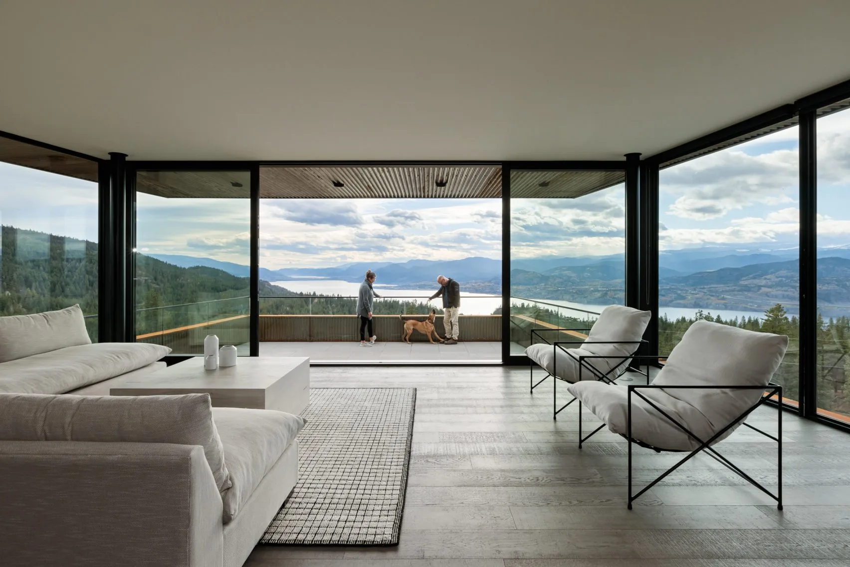 Architect led luxury residence exterior panorama